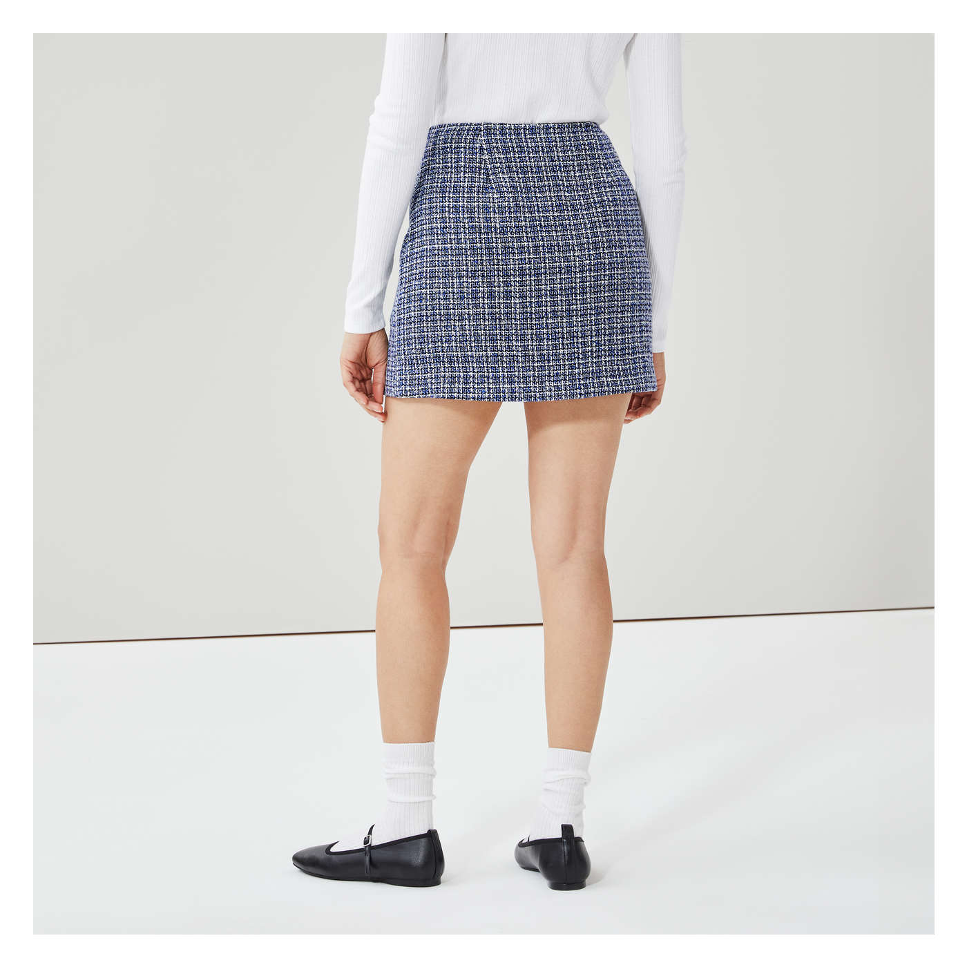 Tweed Mini Skirt